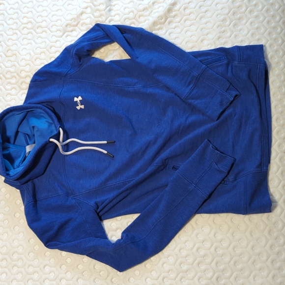 Under armor royal blue cowl neck hoodie - Picture 1 of 1